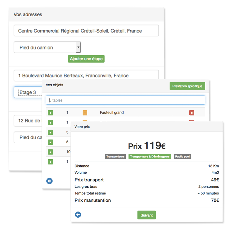 module de reservation centralisé