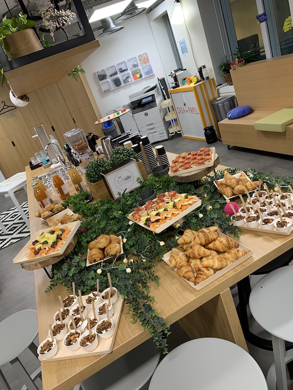 mise en place petit dejeuner