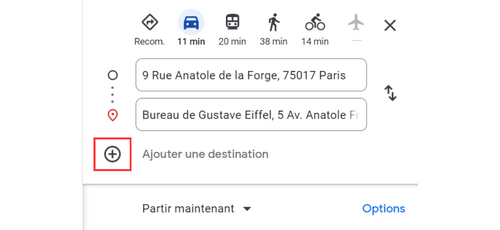 toncarton : ajouter plusieurs adresses de livraison sur Google Maps