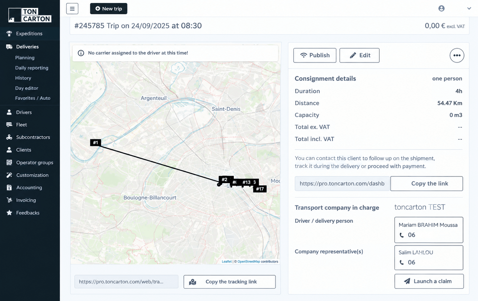 Customer portal
