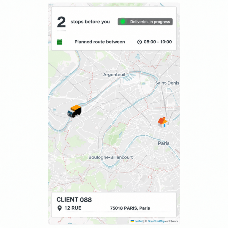 Delivery tracking
